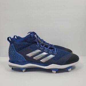 Adidas Power Alley 5 Mid Men's Blue Baseball Cleats B39195 US Size 12 NWT